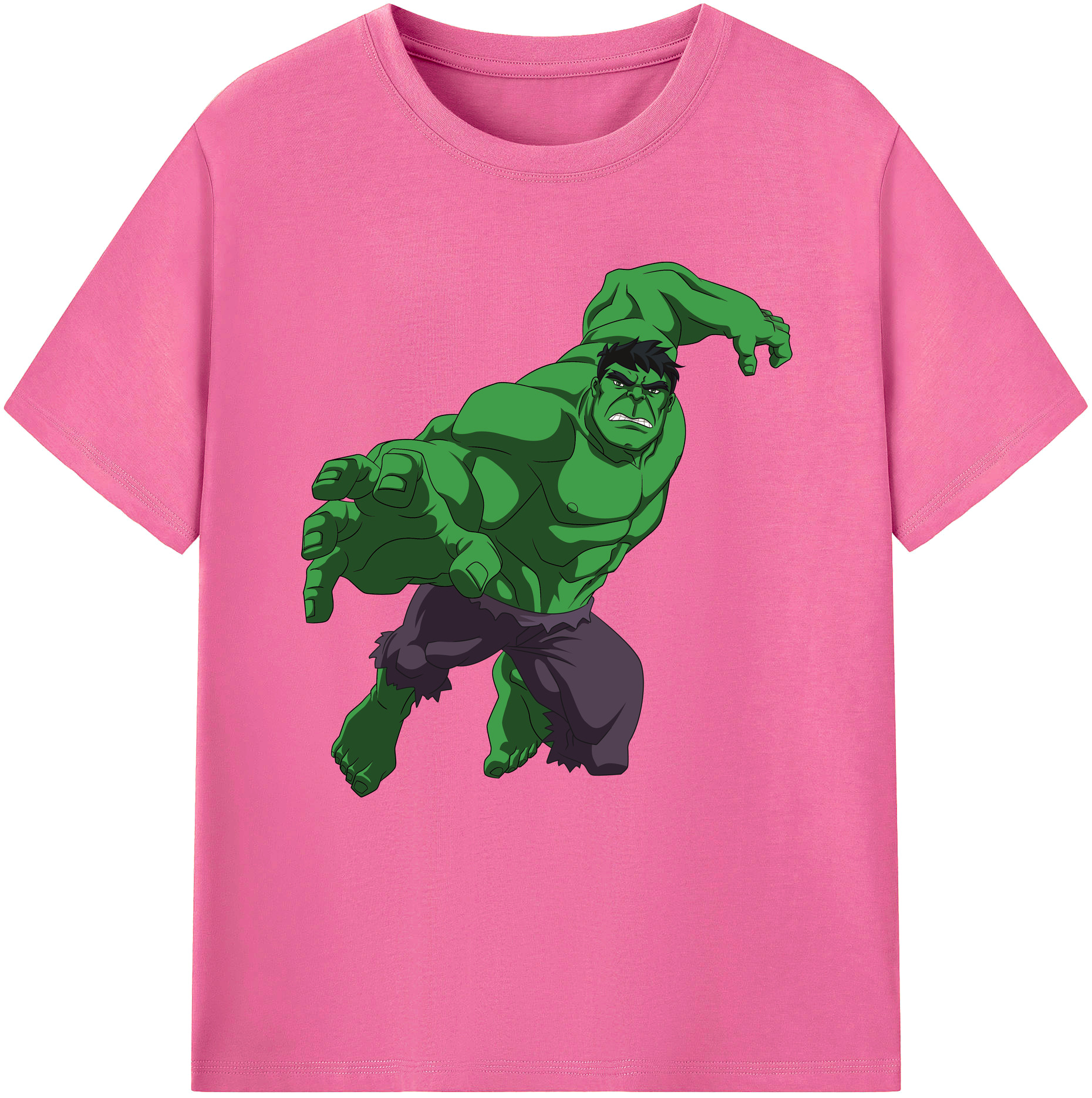 （画像用） アベンジャーズ The Avengers レディースカジュアルプリントTシャツ（綿100％）